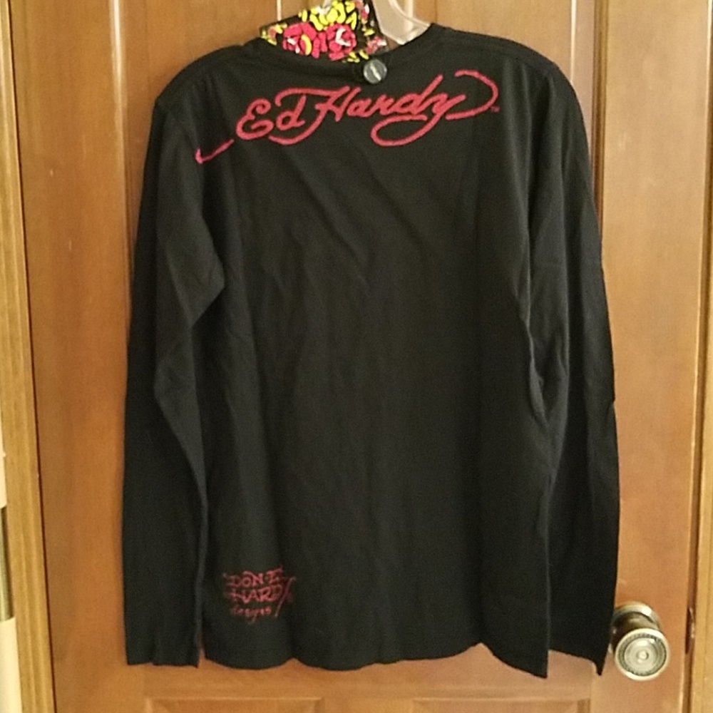 Ed Hardy Death or Glory size S black tee - Picture 5 of 7